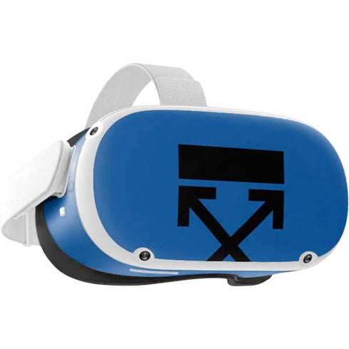 Black and Blue Arrows Oculus Quest 2 Skin